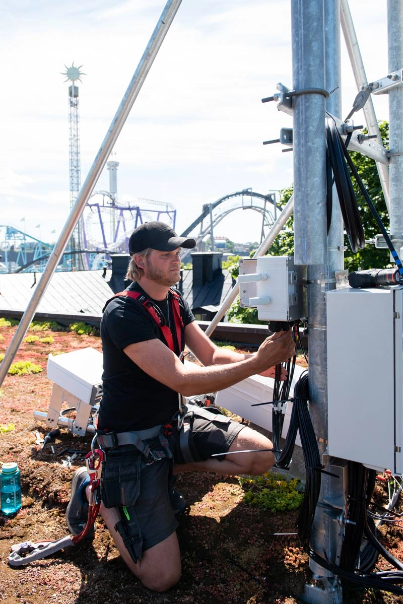 Installation vid Gröna Lund
