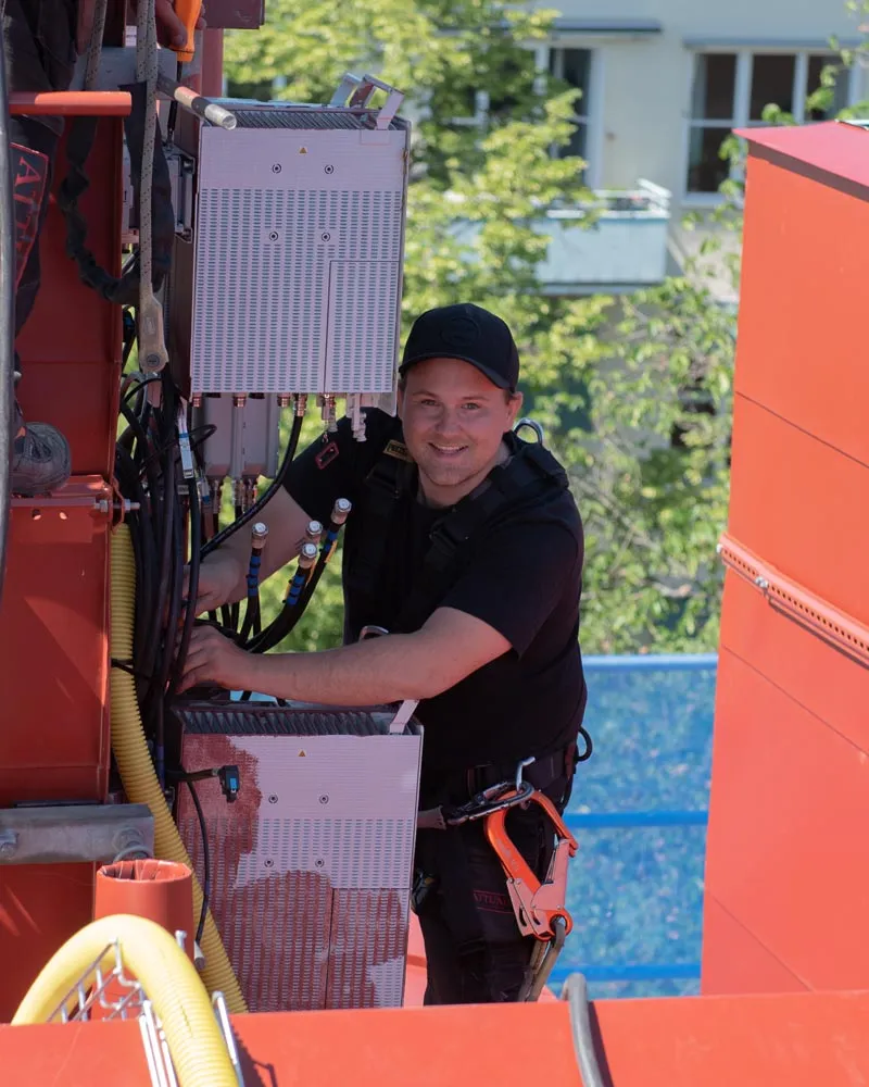 Attunda-teamet vid fältarbete