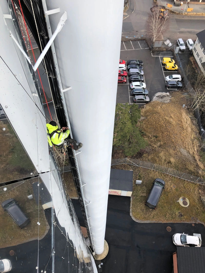Säkerhetsarbete på höjd